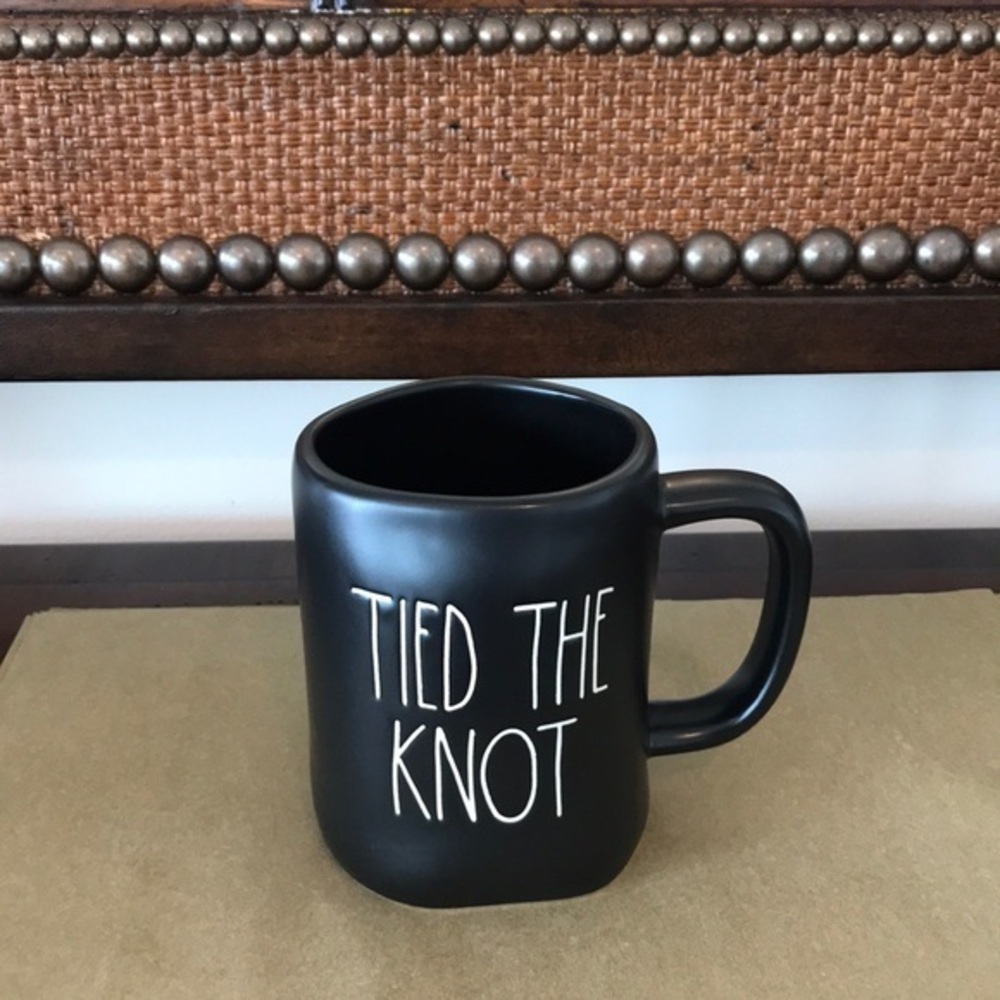 Rae Dunn - 3/$48 - ’Tied the Knot’ Ceramic mug. NWT Firm!